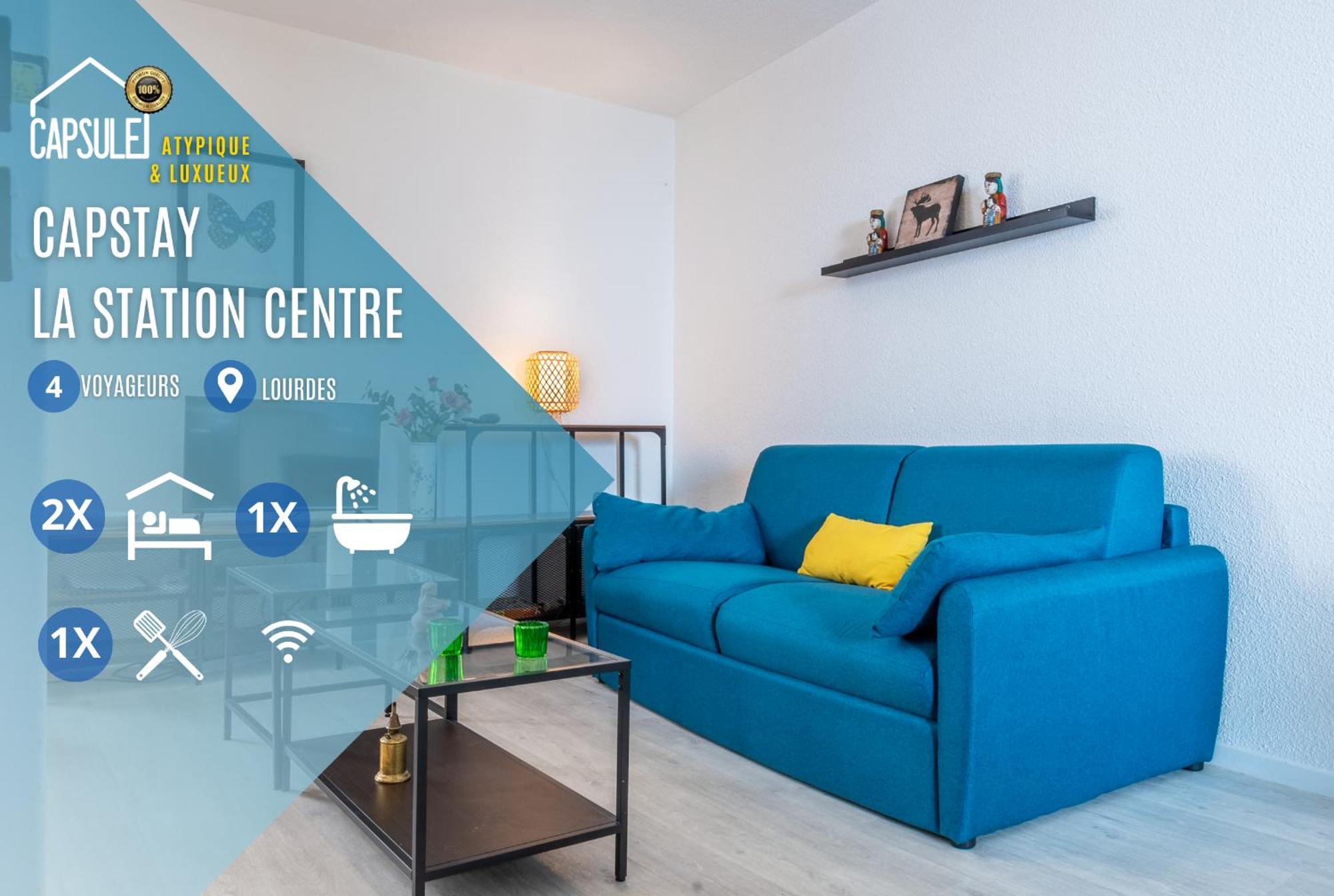 Capstay La Station - Lourdes - Centre - Residence Serenity ภายนอก รูปภาพ